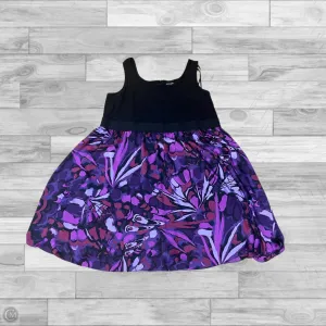 Dress Casual Short By Lane Bryant In Black & Purple, Size: 3x