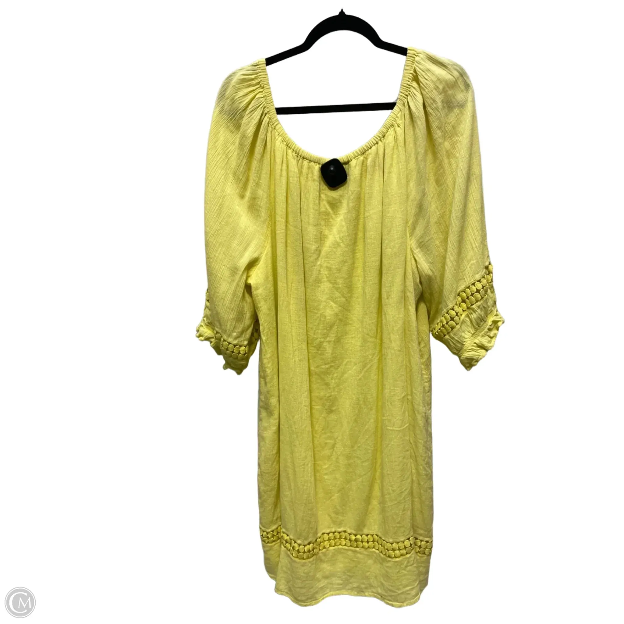 Dress Casual Short By Lane Bryant In Yellow, Size: 2x
