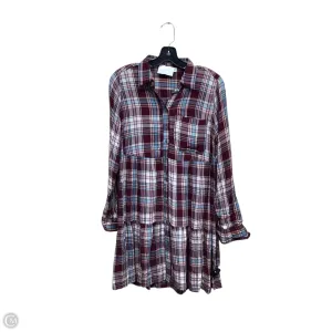Dress Casual Short By Loft In Checkered Pattern, Size: Xs