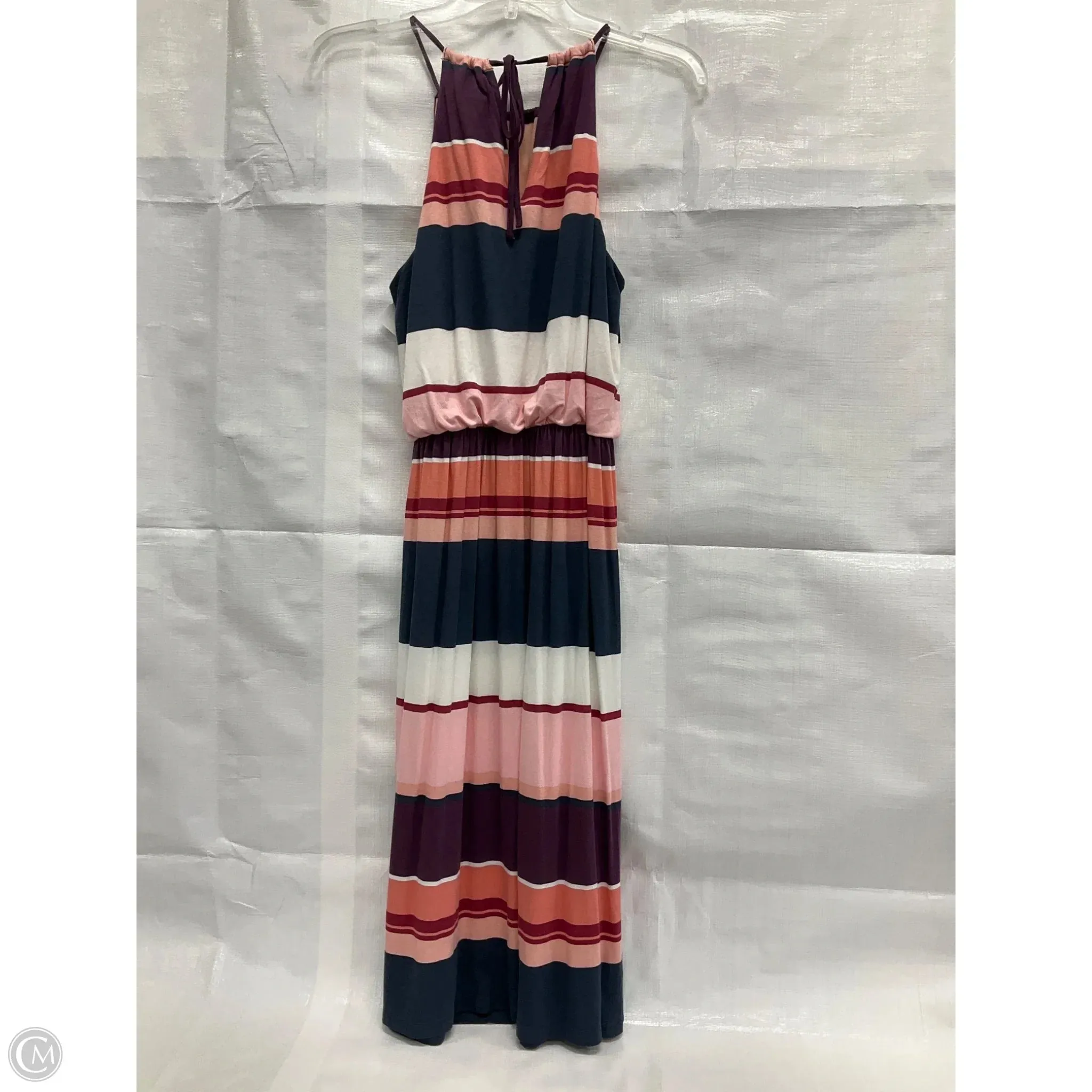 Dress Casual Short By Loft In Striped Pattern, Size: S