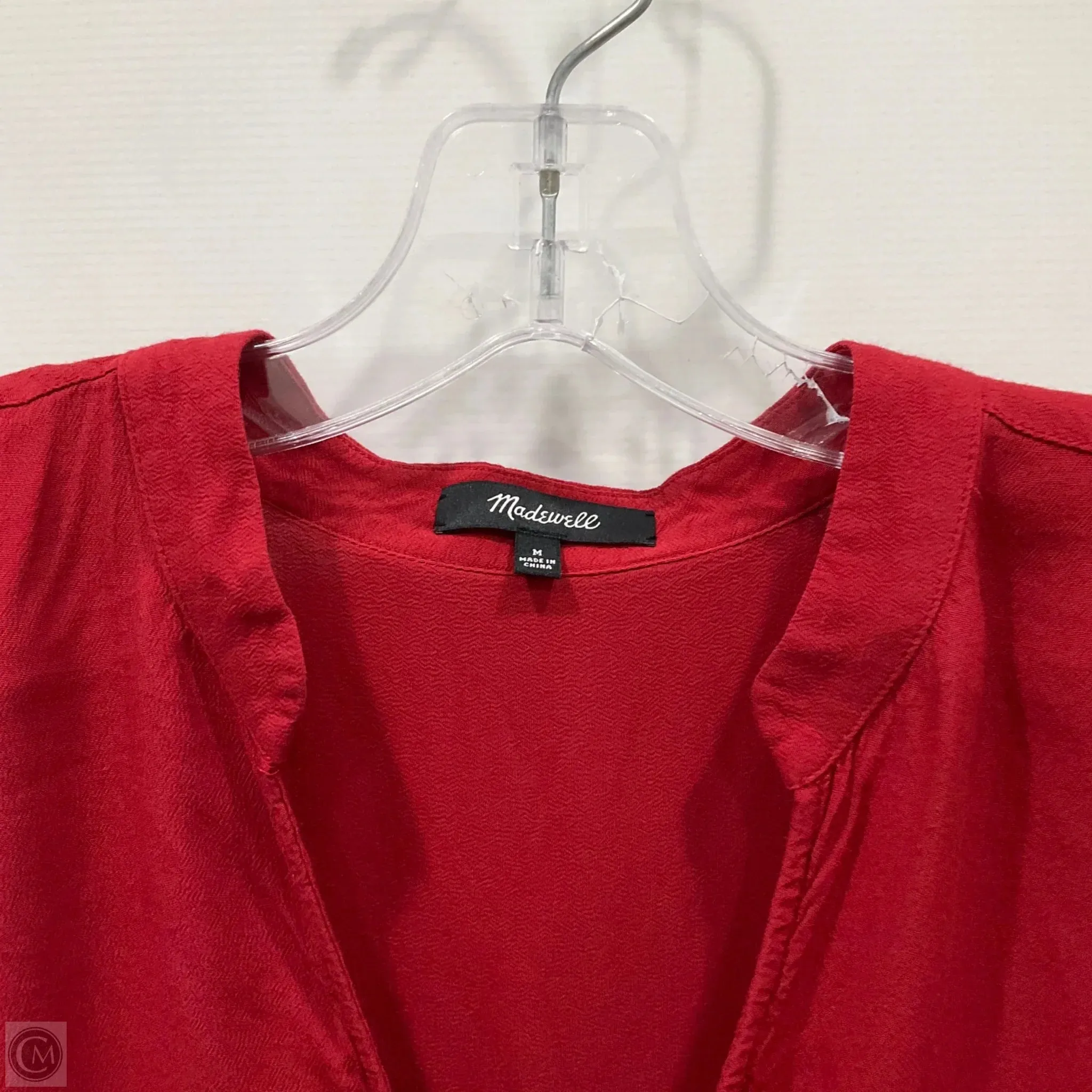 Dress Casual Short By Madewell In Red, Size: M