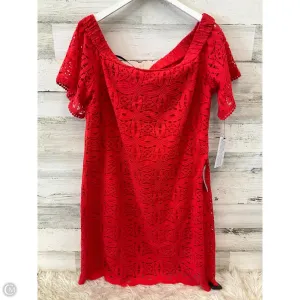 Dress Casual Short By Maggy London In Red, Size: Xl