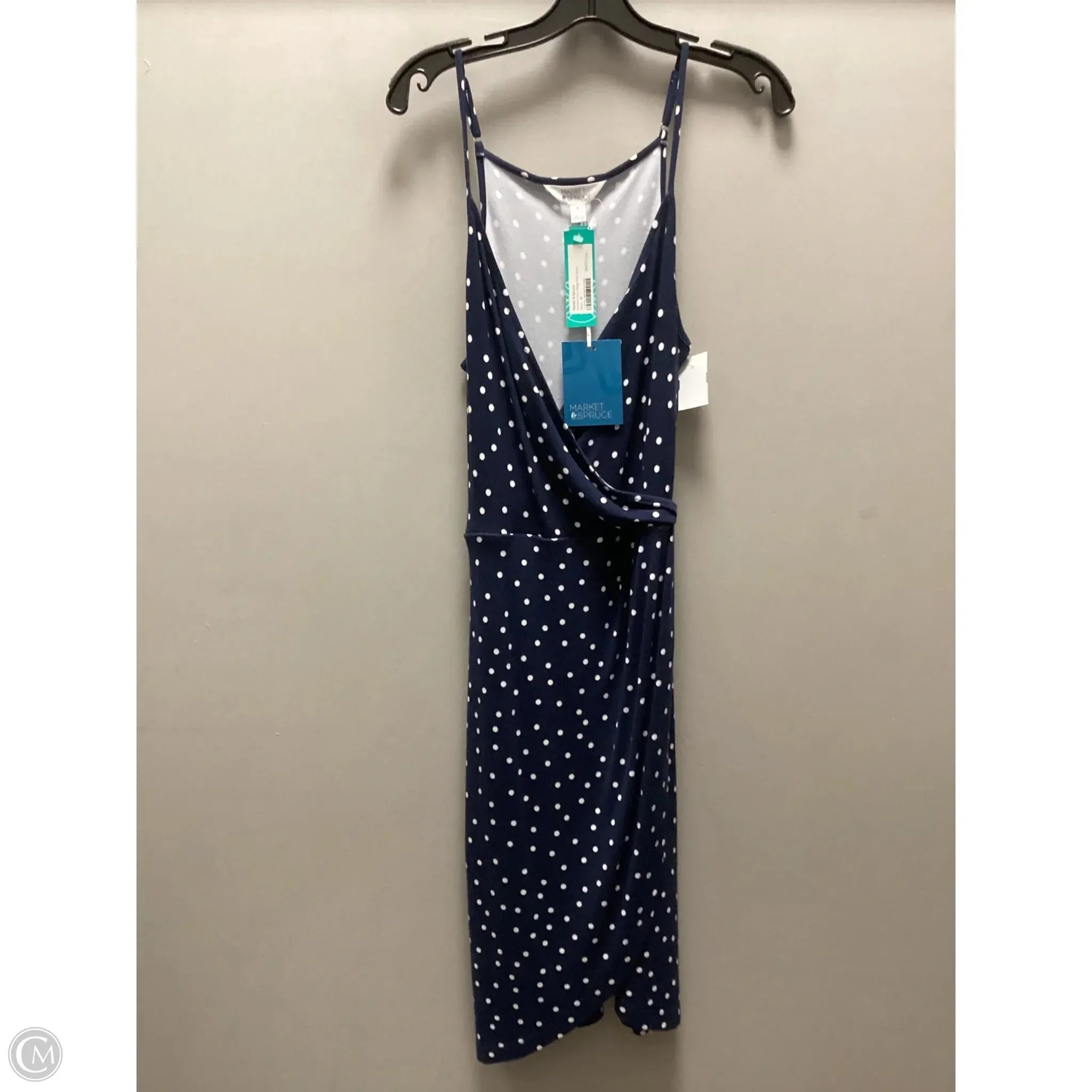 Dress Casual Short By Market & Spruce In Blue, Size: M