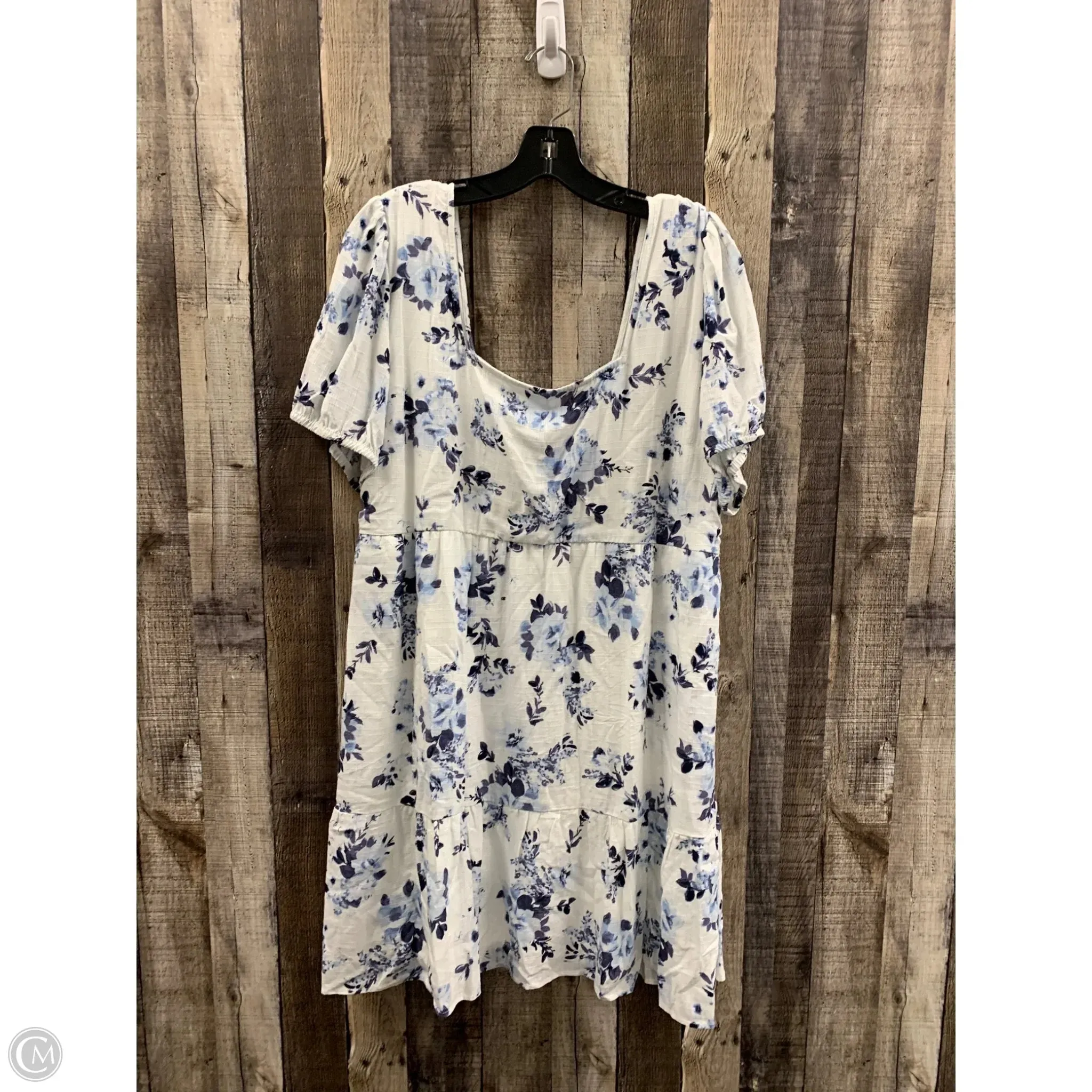 Dress Casual Short By Maurices In Blue & White, Size: Xl
