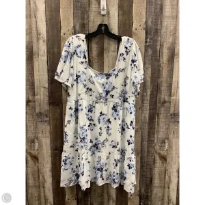 Dress Casual Short By Maurices In Blue & White, Size: Xl