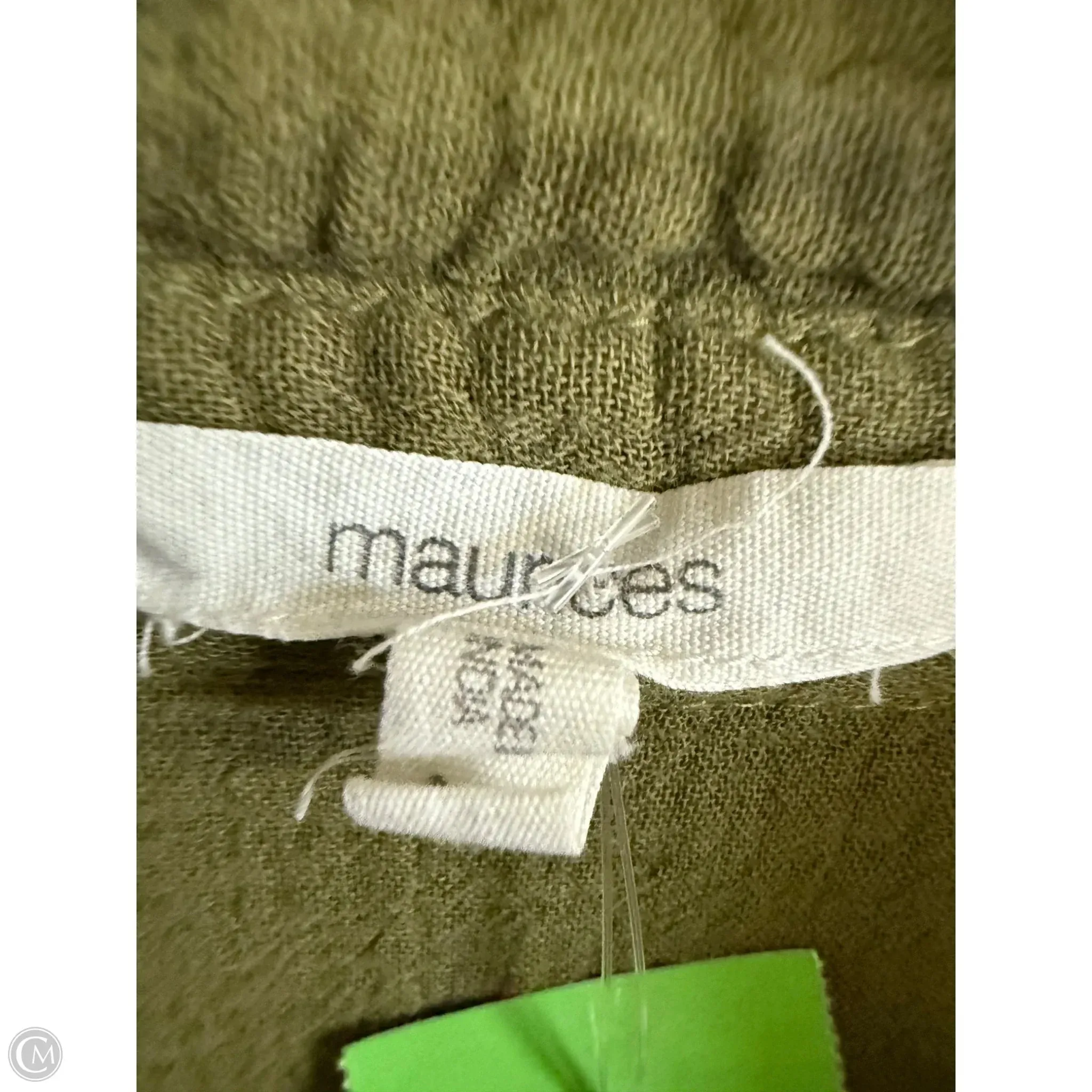 Dress Casual Short By Maurices In Green, Size: M