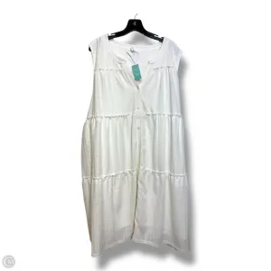 Dress Casual Short By Maurices In White, Size: 3x