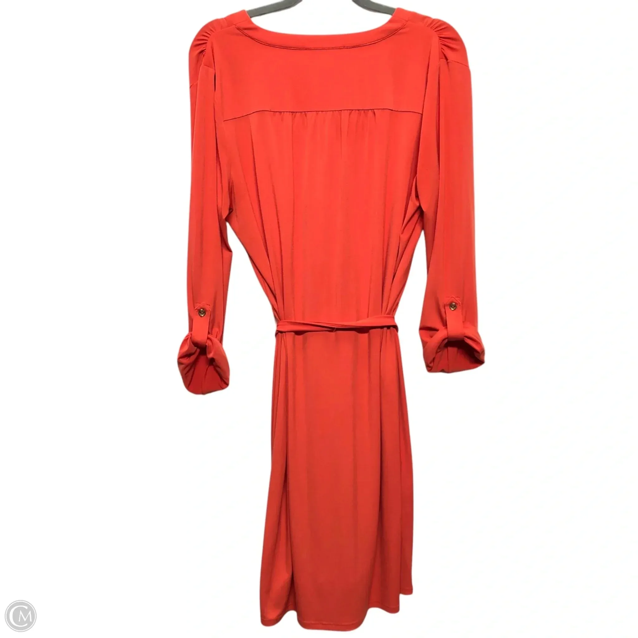 Dress Casual Short By Michael By Michael Kors In Orange, Size: L