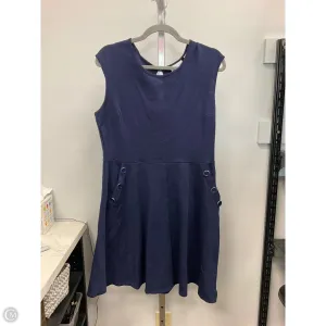 Dress Casual Short By New York And Co In Blue, Size: L