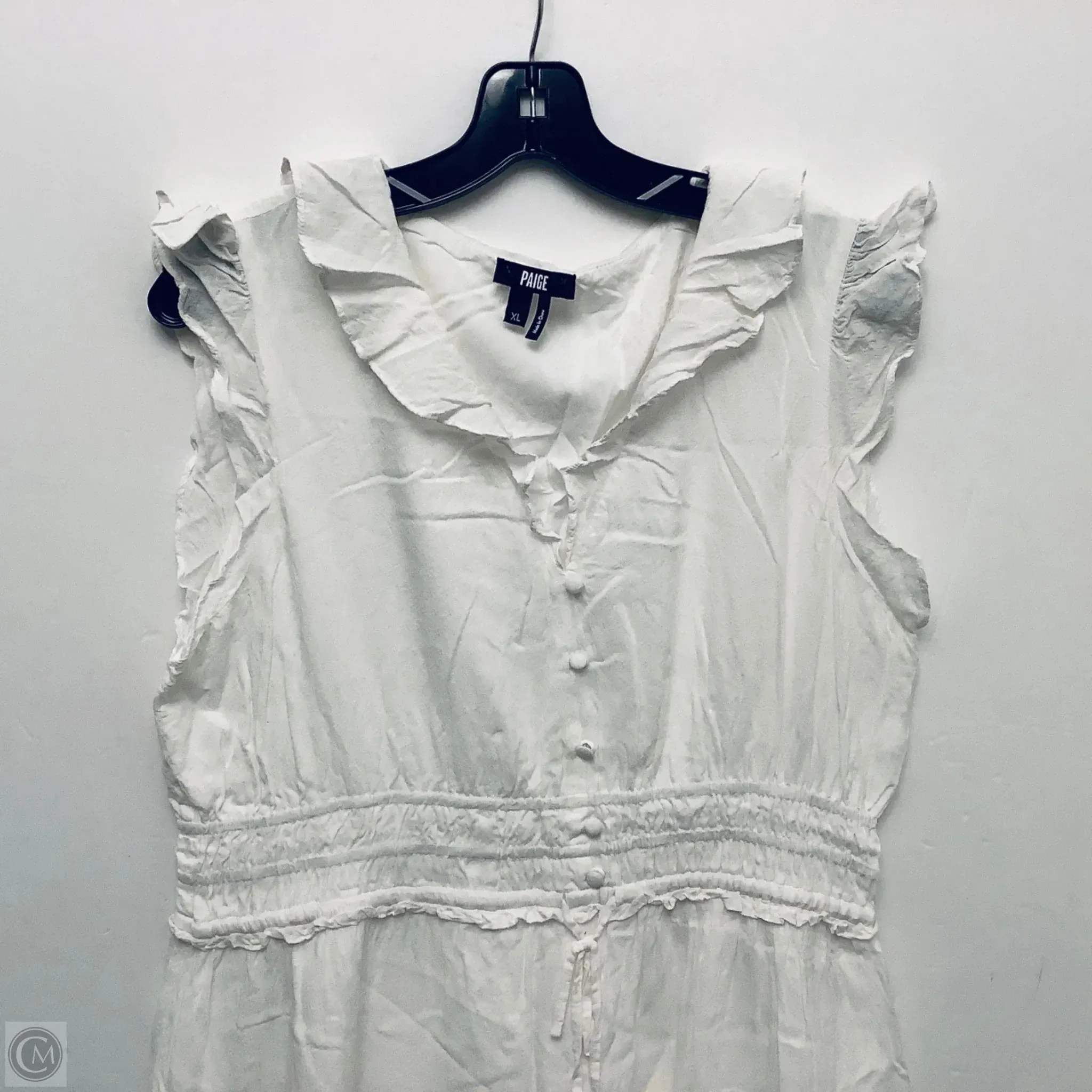 Dress Casual Short By Paige In White, Size: Xl