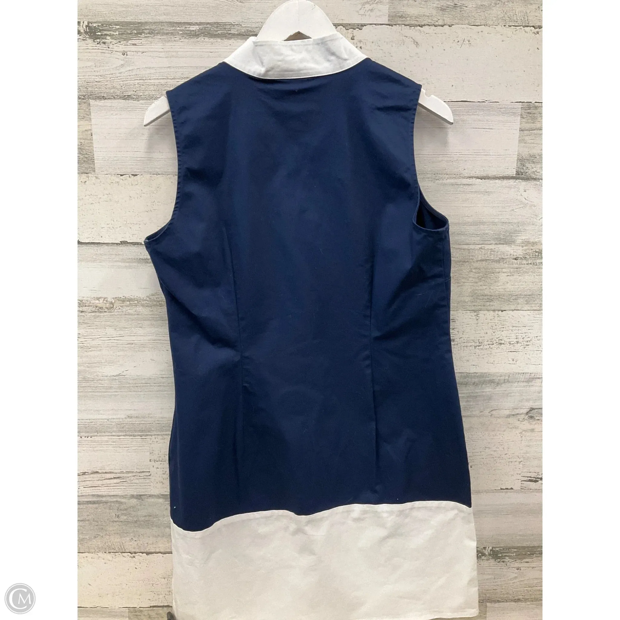 Dress Casual Short By Sail To Sable In Blue & White, Size: L