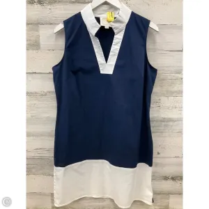 Dress Casual Short By Sail To Sable In Blue & White, Size: L