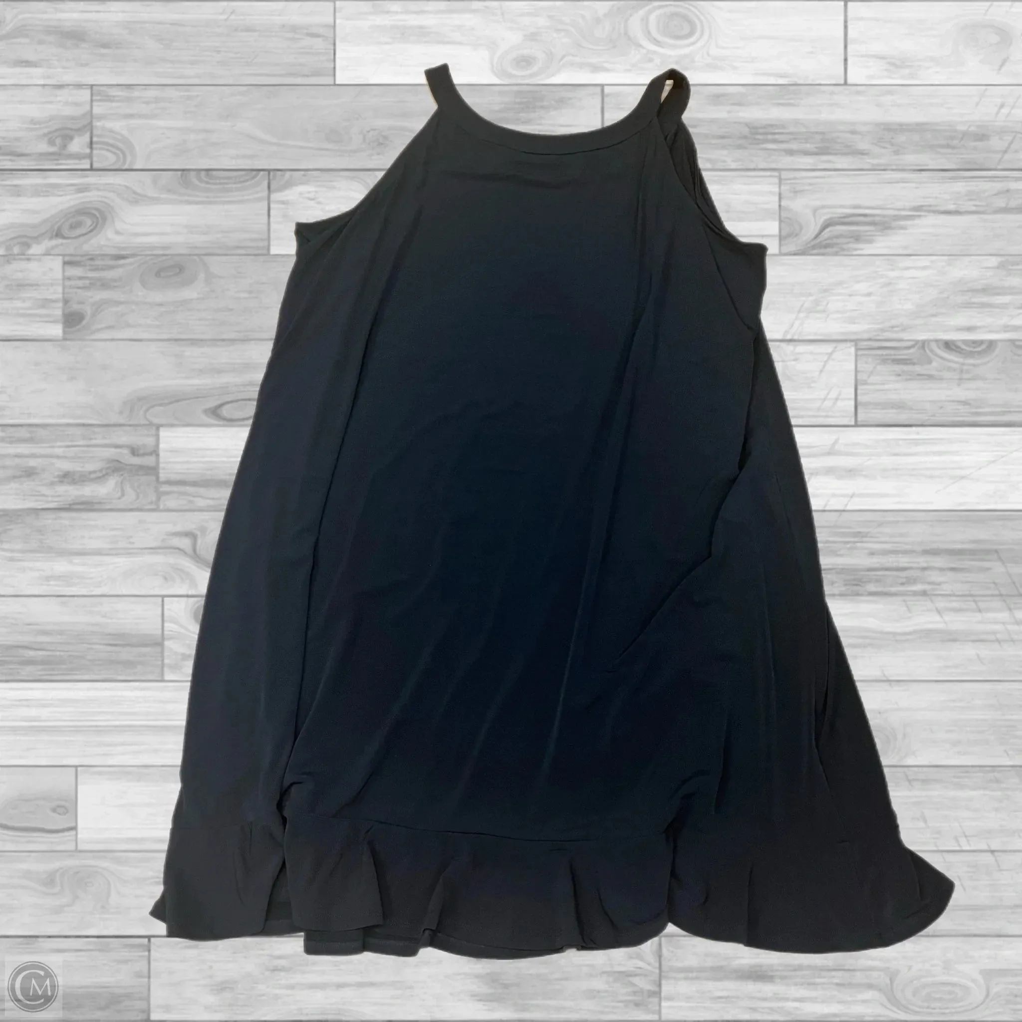 Dress Casual Short By Susan Graver In Black, Size: 3x