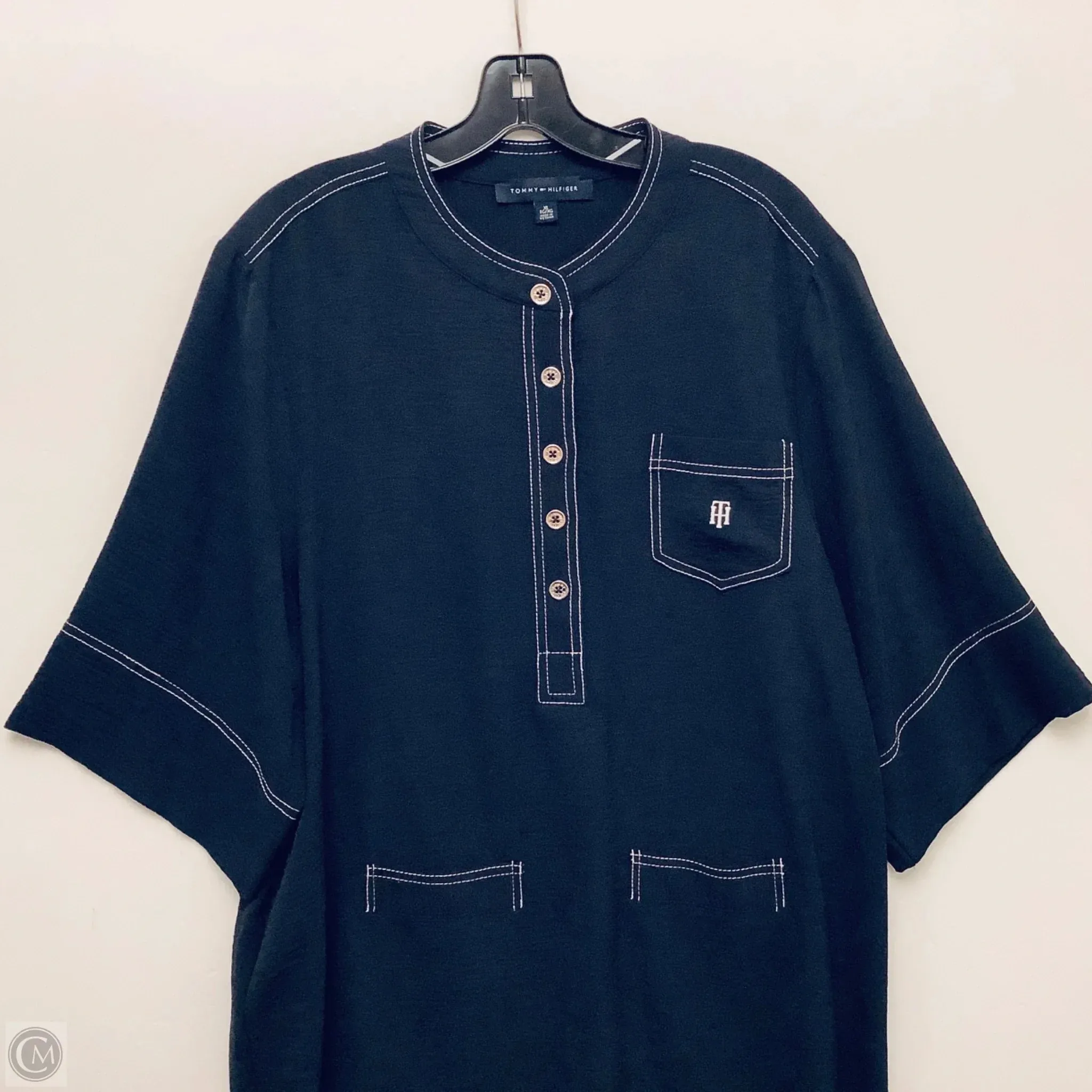 Dress Casual Short By Tommy Hilfiger In Navy, Size: Xl