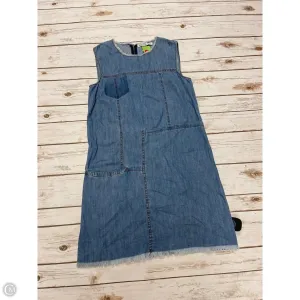 Dress Casual Short By Zara Basic In Blue Denim, Size: S