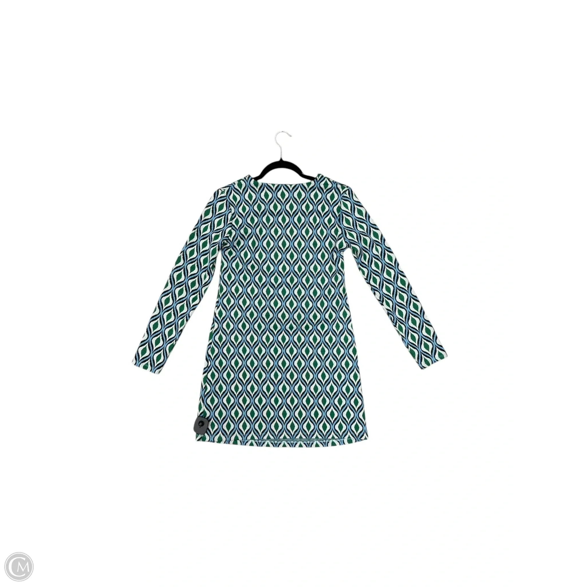 Dress Casual Short By Zara Women In Blue & Green, Size: 4