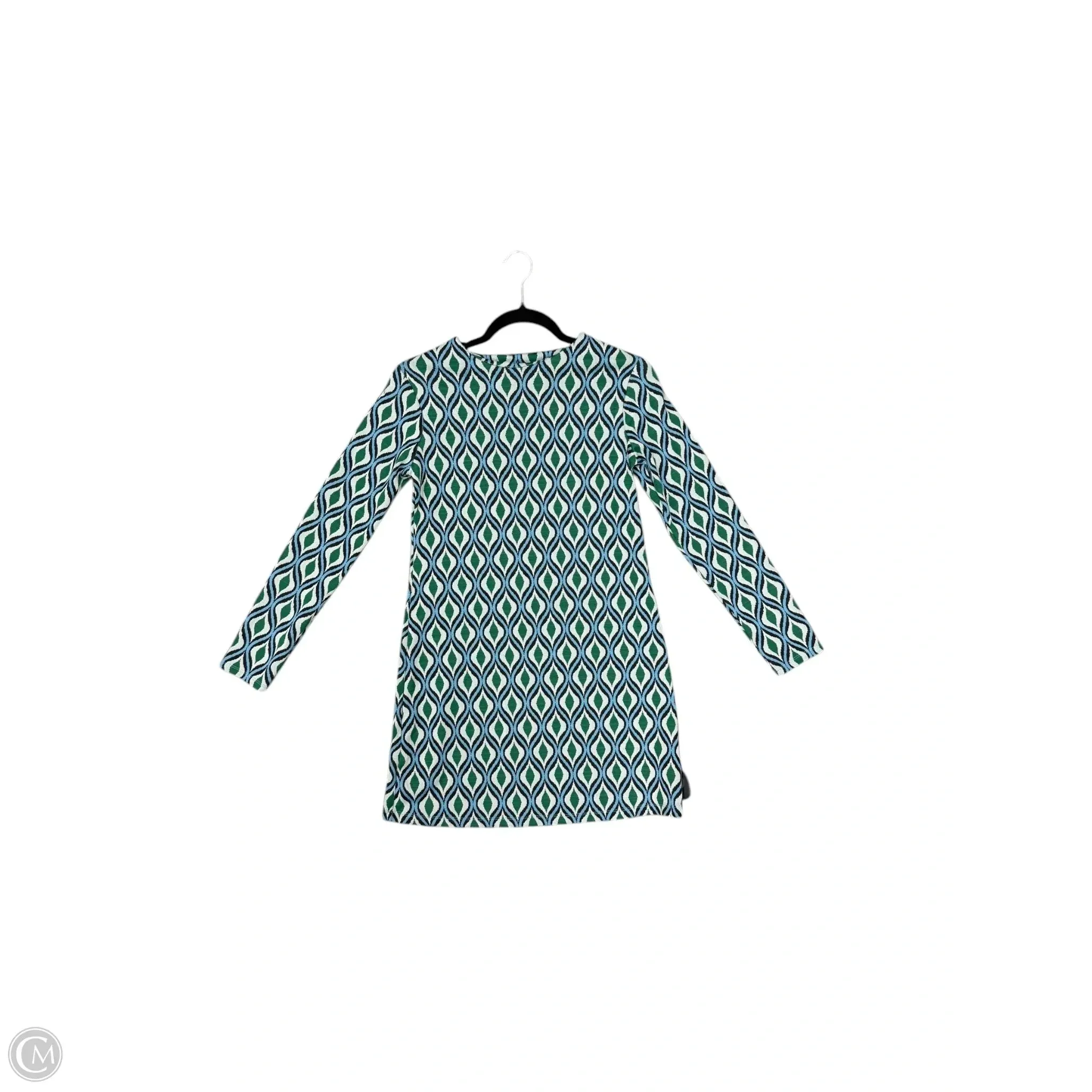 Dress Casual Short By Zara Women In Blue & Green, Size: 4