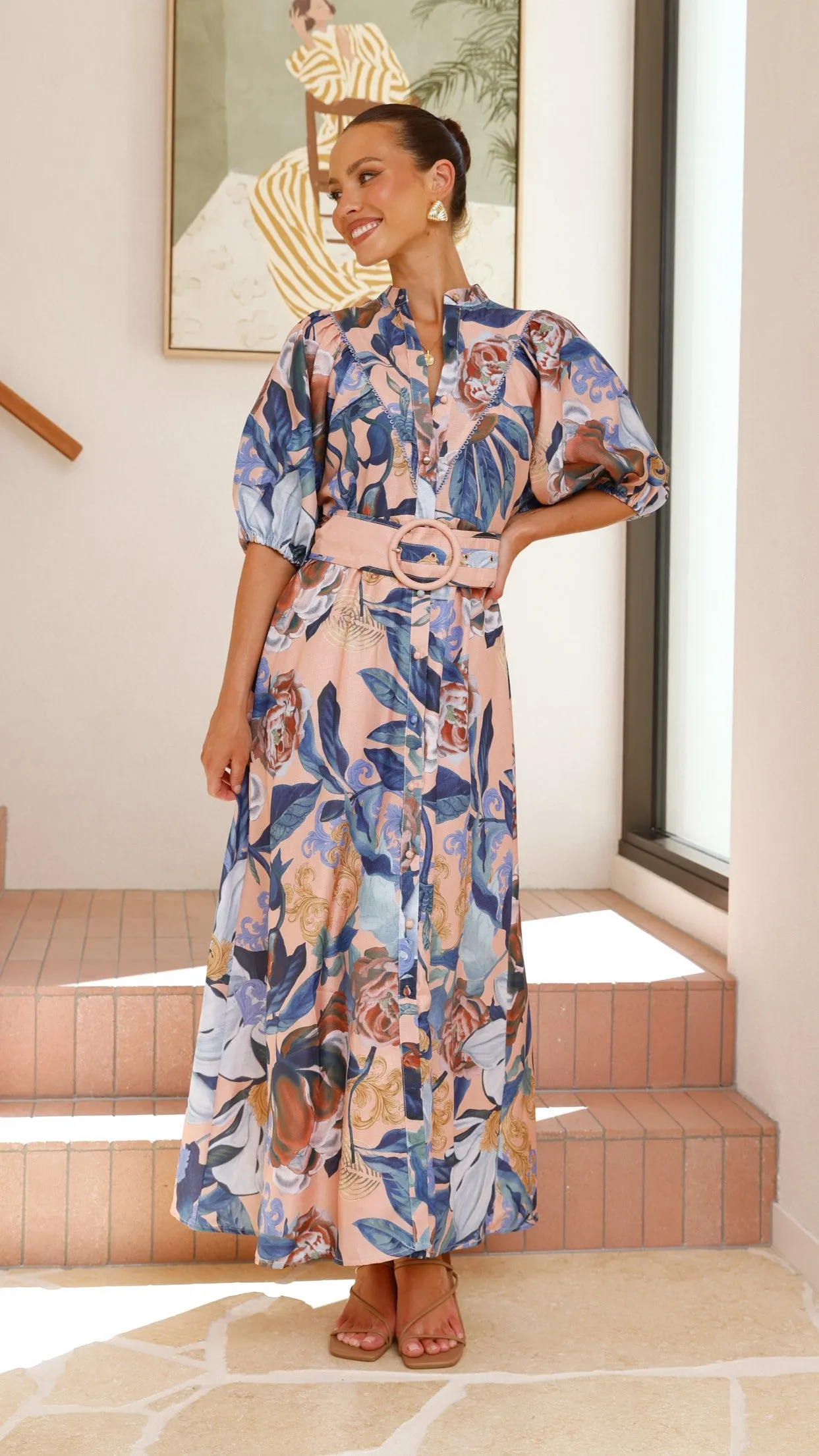 Hedley Maxi Dress - Rosa