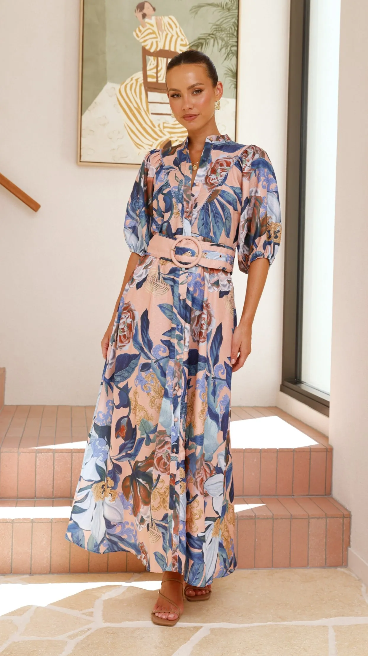 Hedley Maxi Dress - Rosa