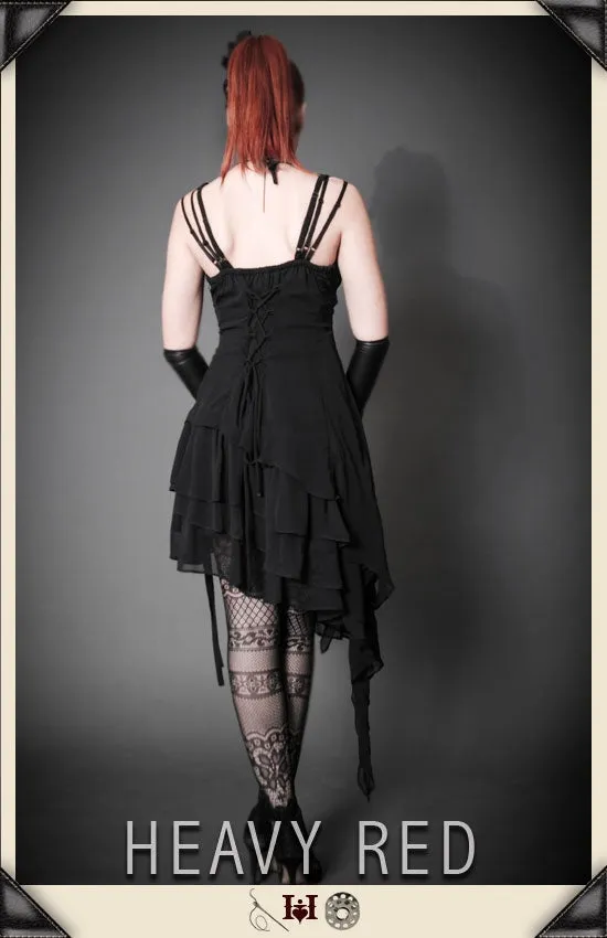 Ineffable Darkness Chiffon Dress