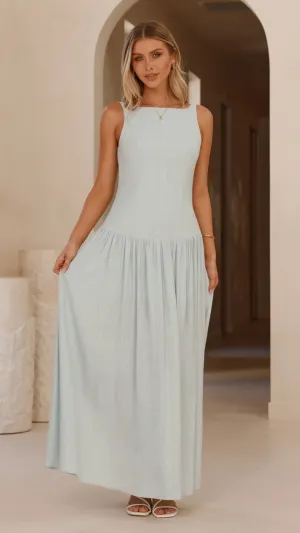 Kora Maxi Dress - Blue