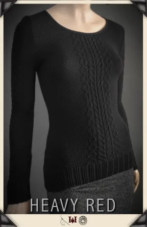 Lost In Black Sweater