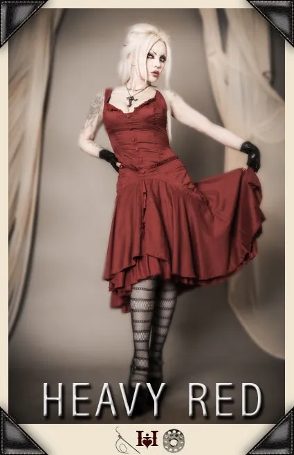 Lost In Wonder Crimson Tea Dress