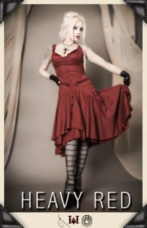 Lost In Wonder Crimson Tea Dress