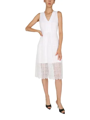 Michael Michael Kors Lace Sleeveless Midi Dress
