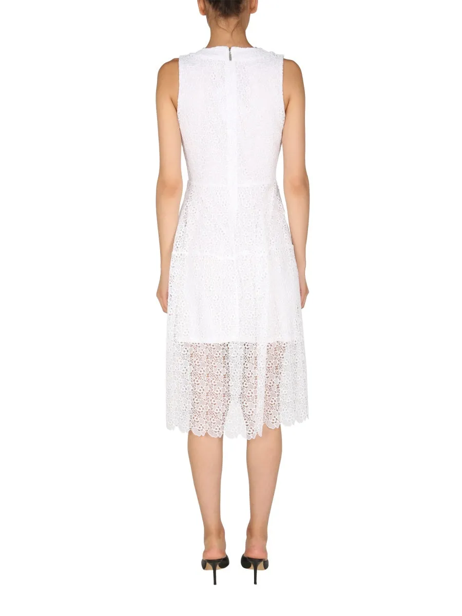 Michael Michael Kors Lace Sleeveless Midi Dress
