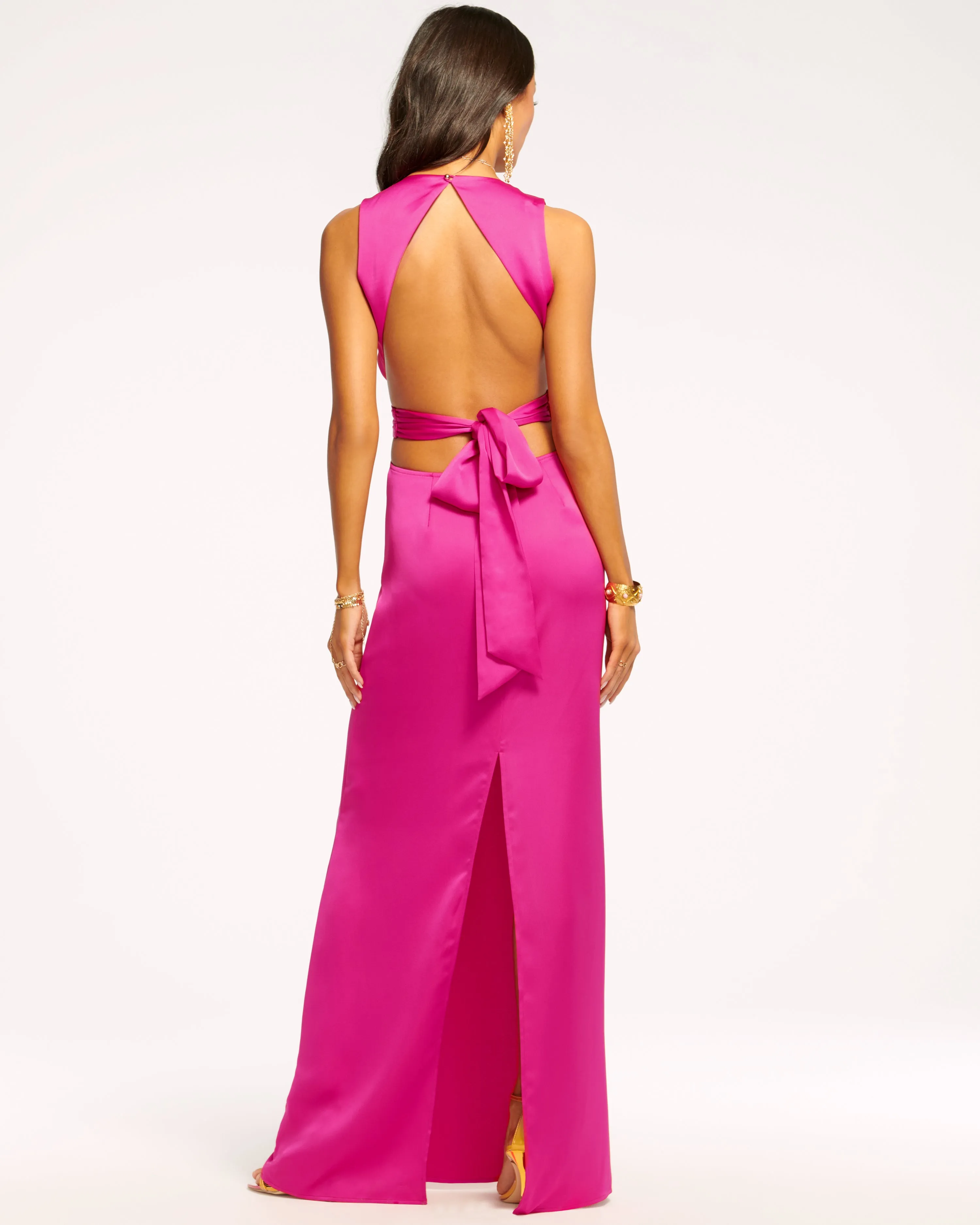 Milan Open Back Gown