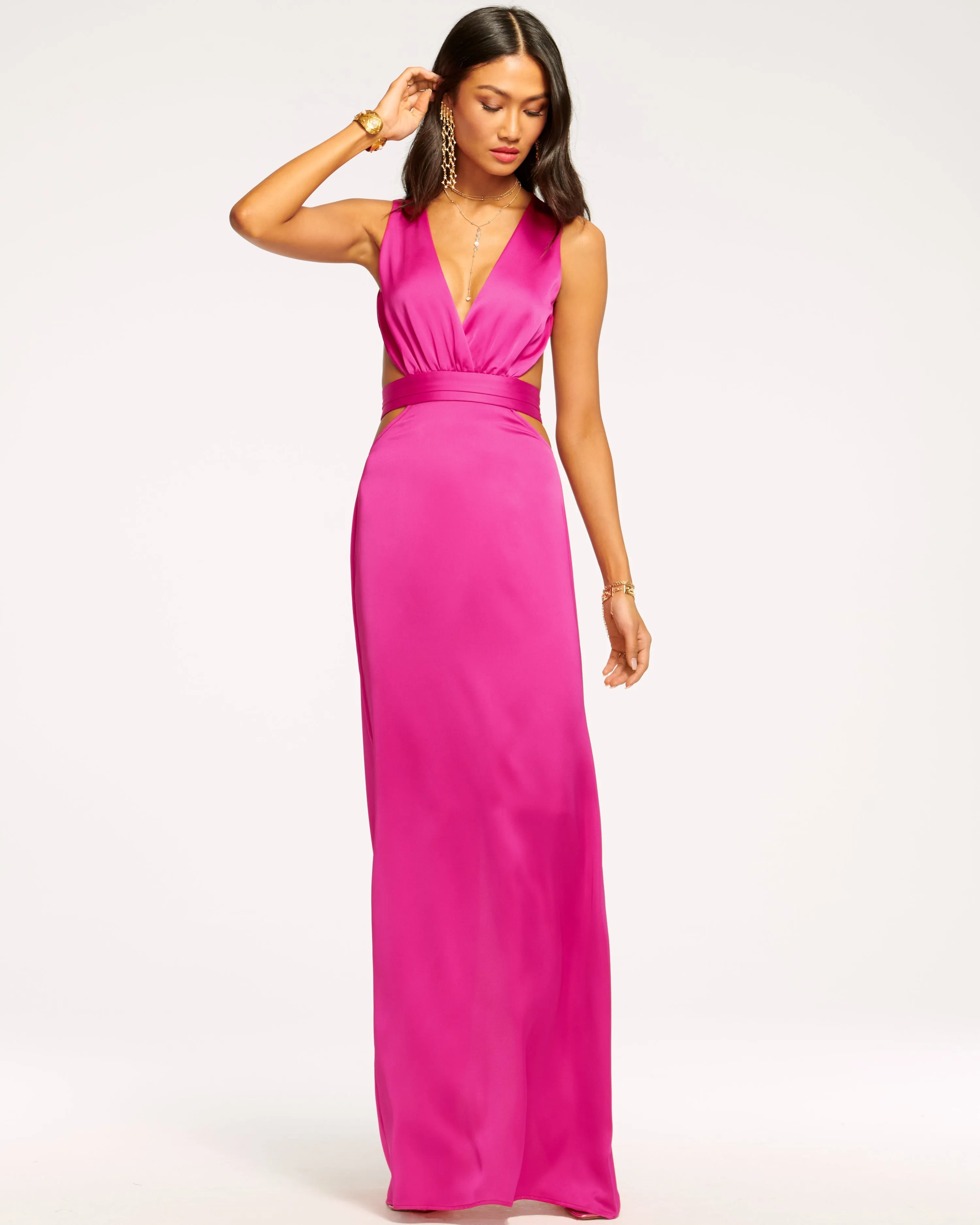 Milan Open Back Gown
