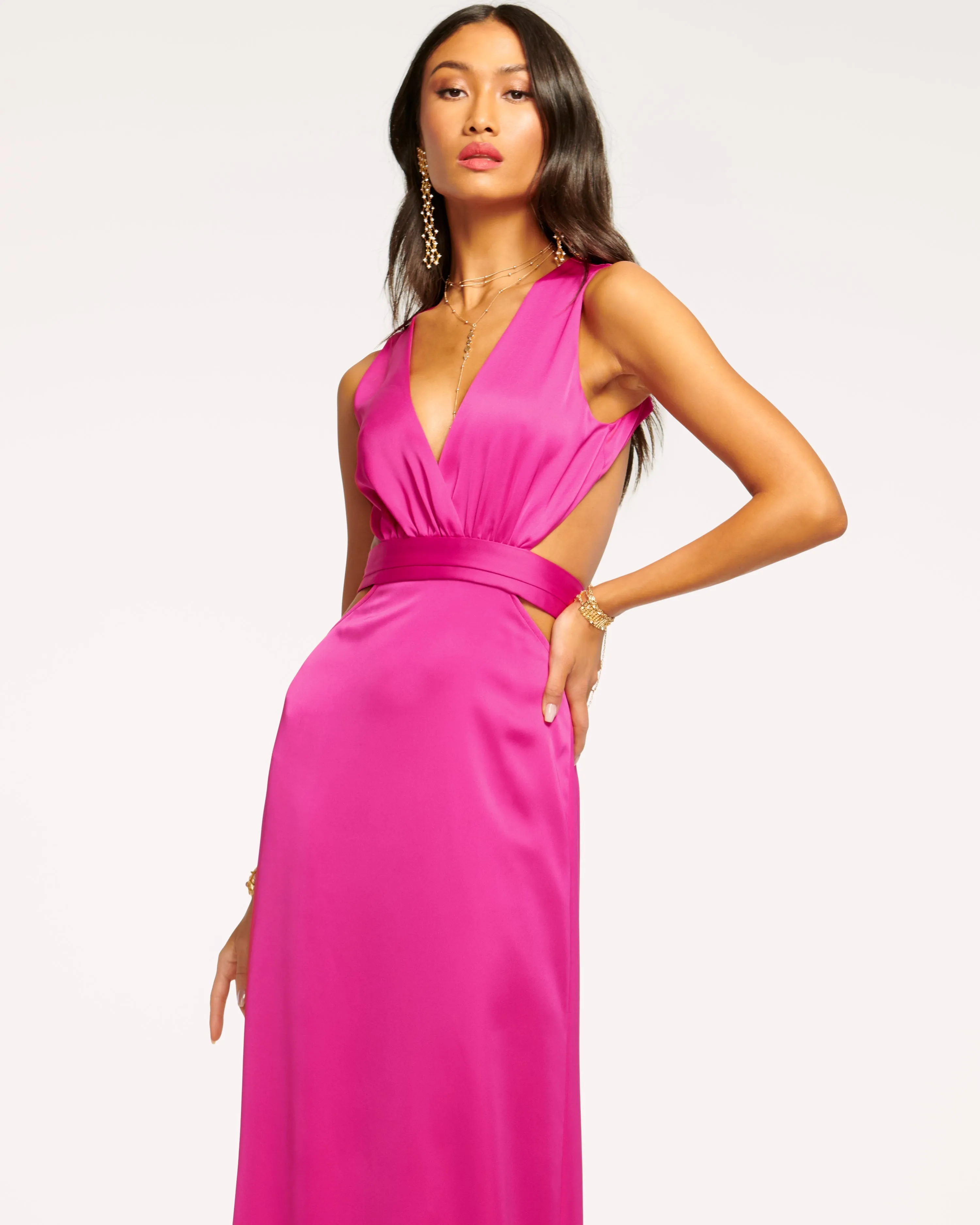 Milan Open Back Gown