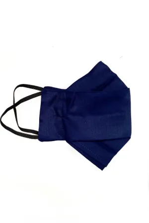 New Navy Mask (Box Pleated w Filter Pocket)
