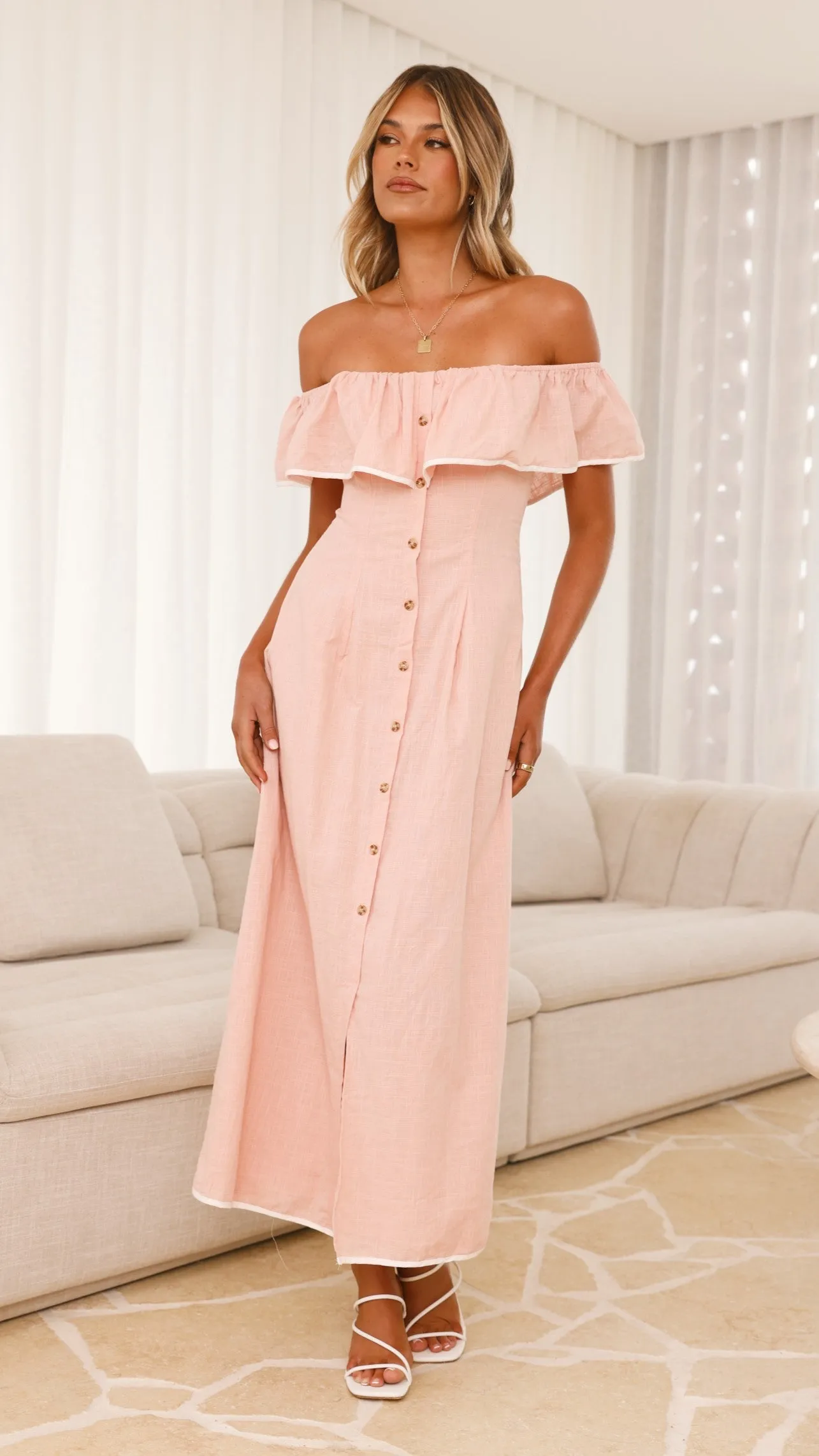 Ohela Maxi Dress - Blush