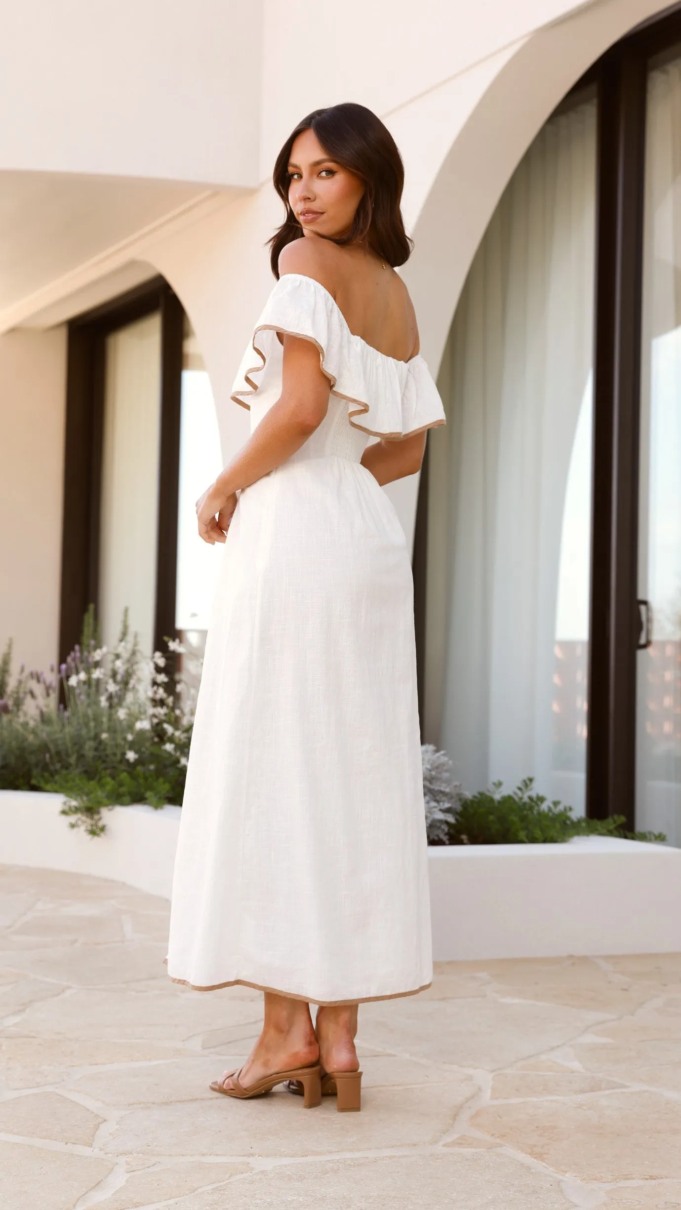 Ohela Maxi Dress - Off White