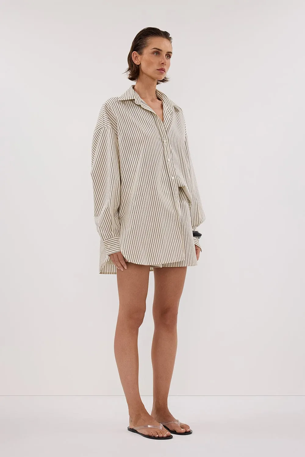 PALMA CREAM SILK BLEND SHIRT