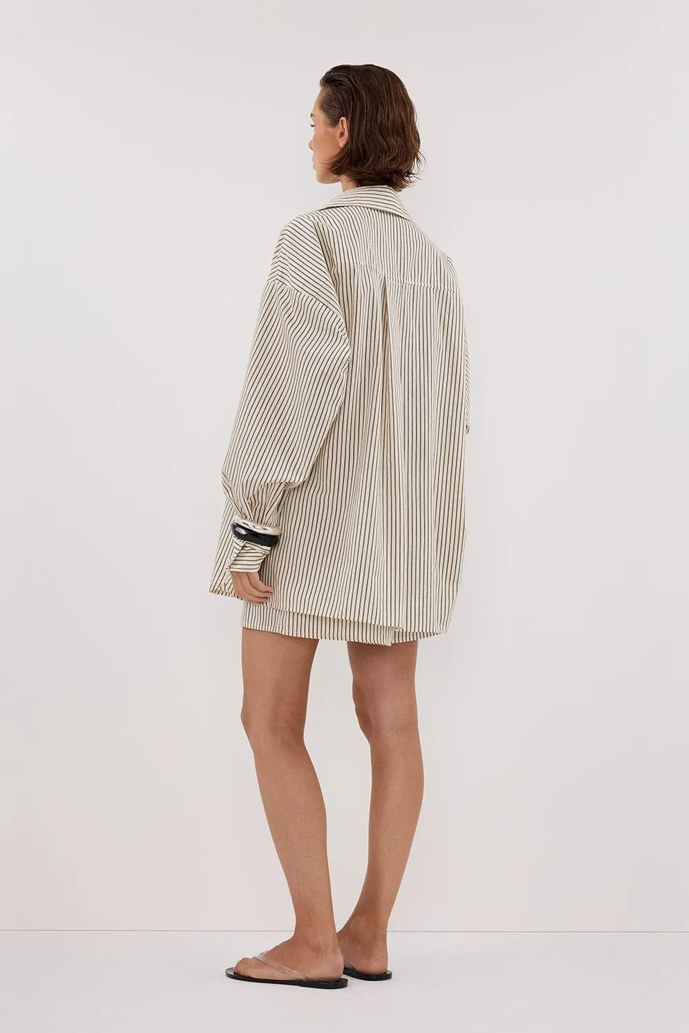 PALMA CREAM SILK BLEND SHIRT