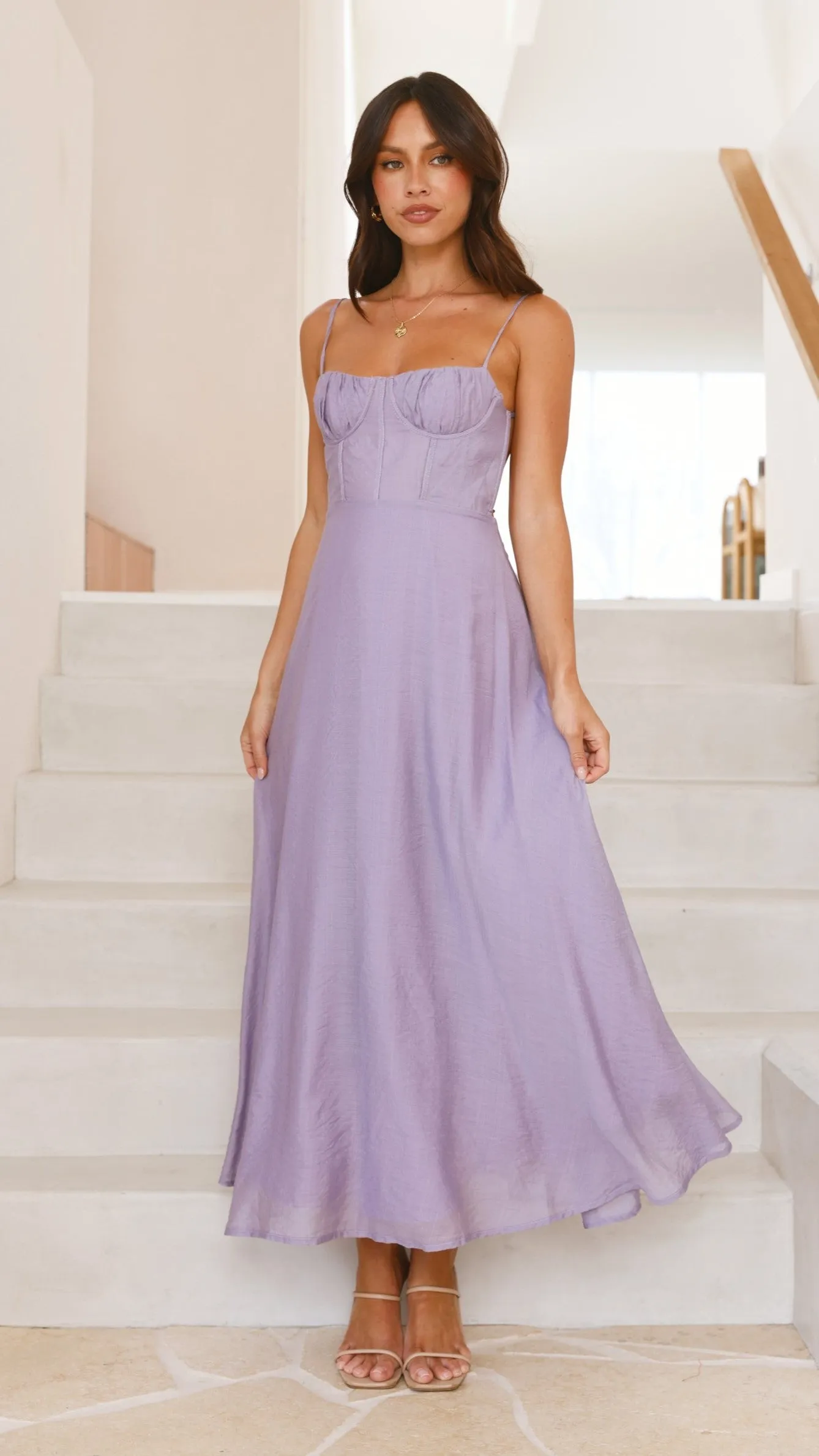 Rahima Maxi Dress - Lilac