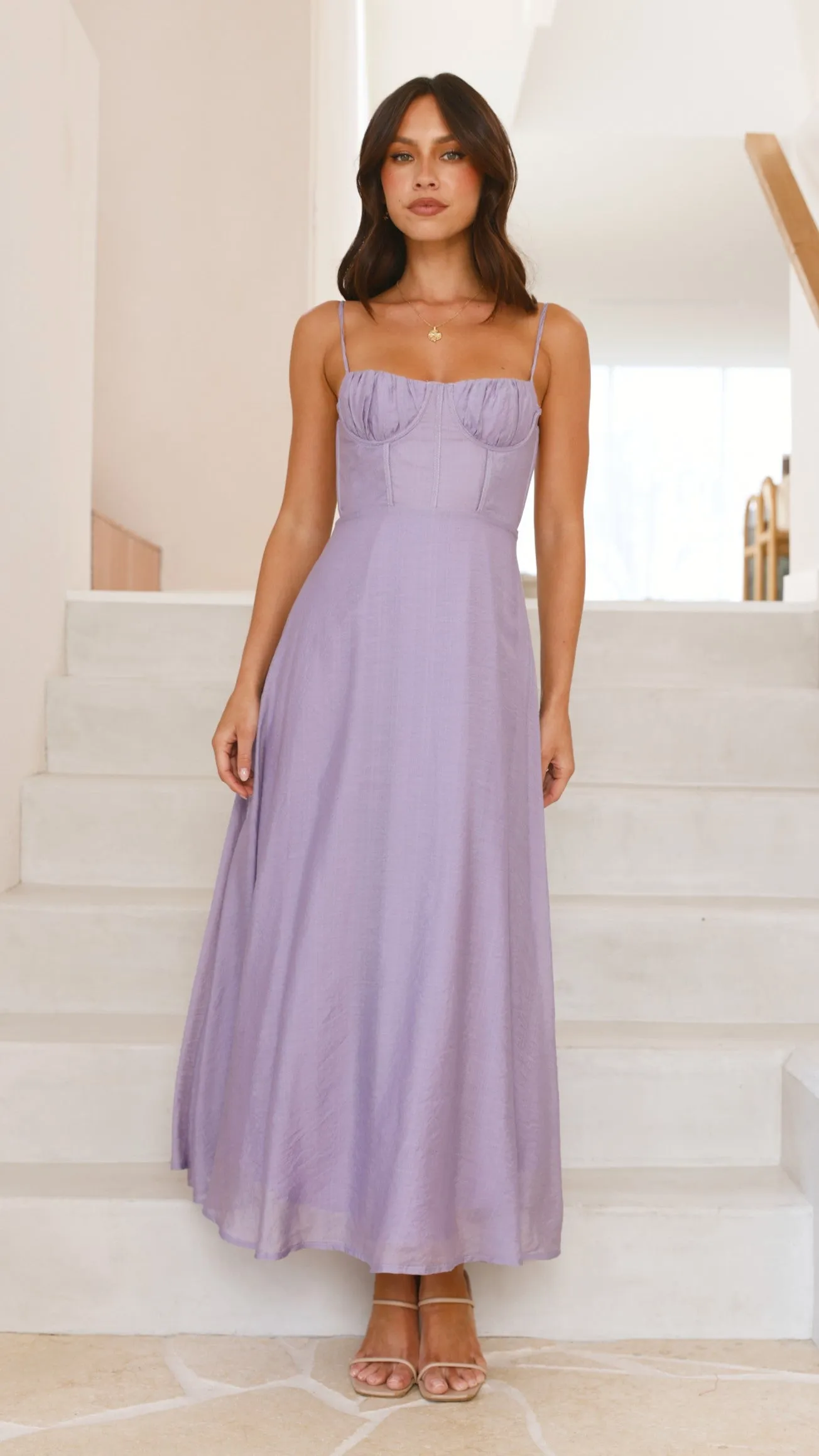 Rahima Maxi Dress - Lilac