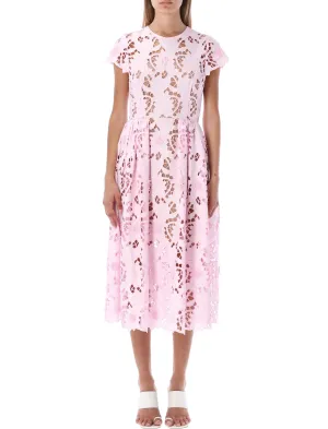 Self-Portrait Guipure Lace Detailed Midi Dress