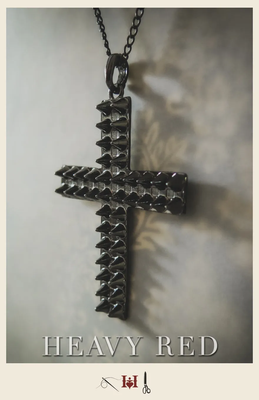 Spicate Cross Necklace