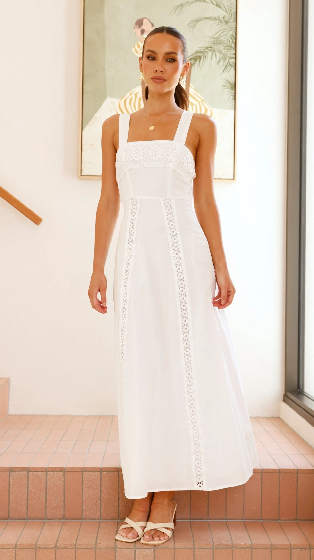 Takala Maxi Dress - Off White