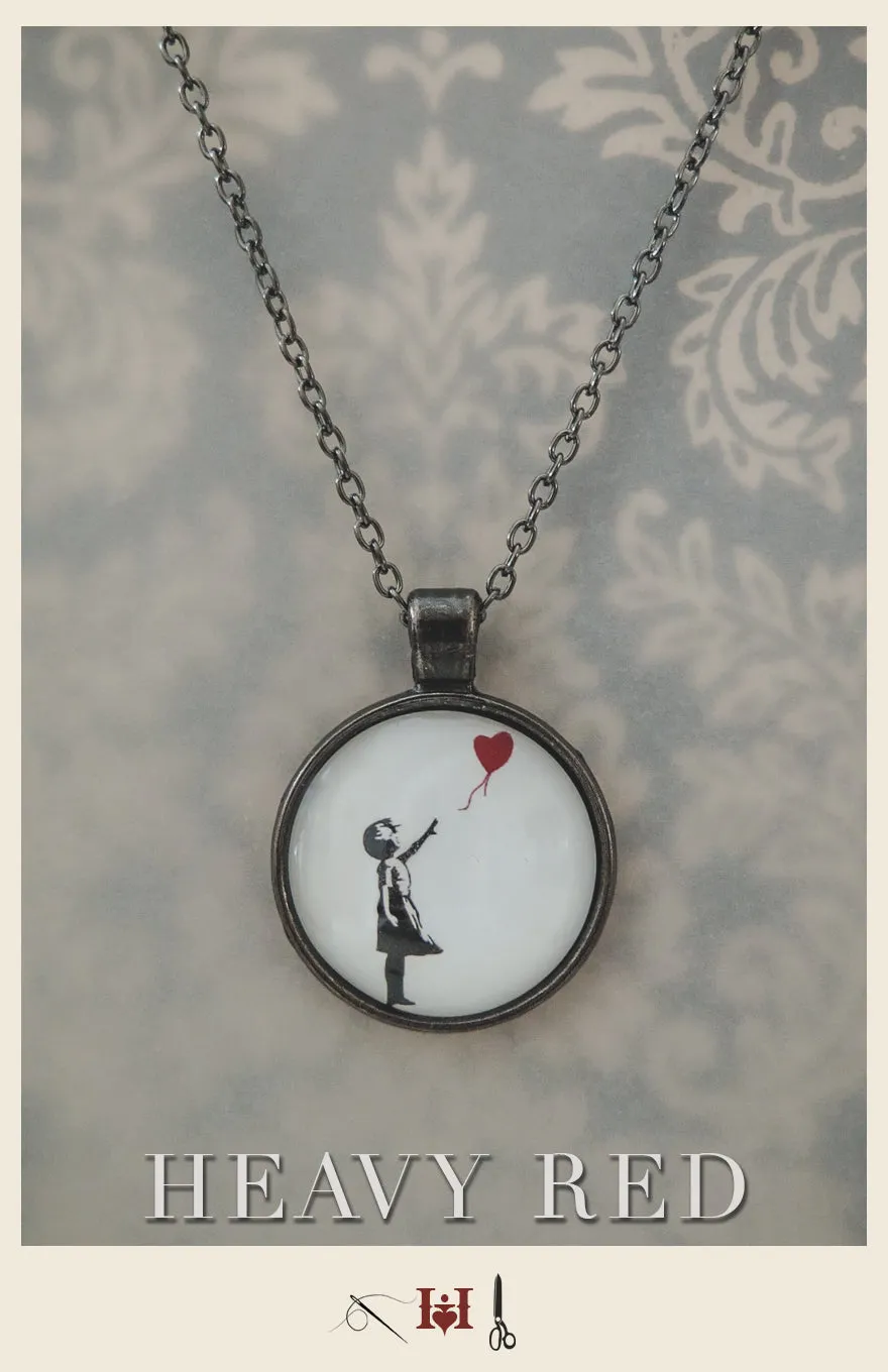 The Red Balloon Picture Necklace