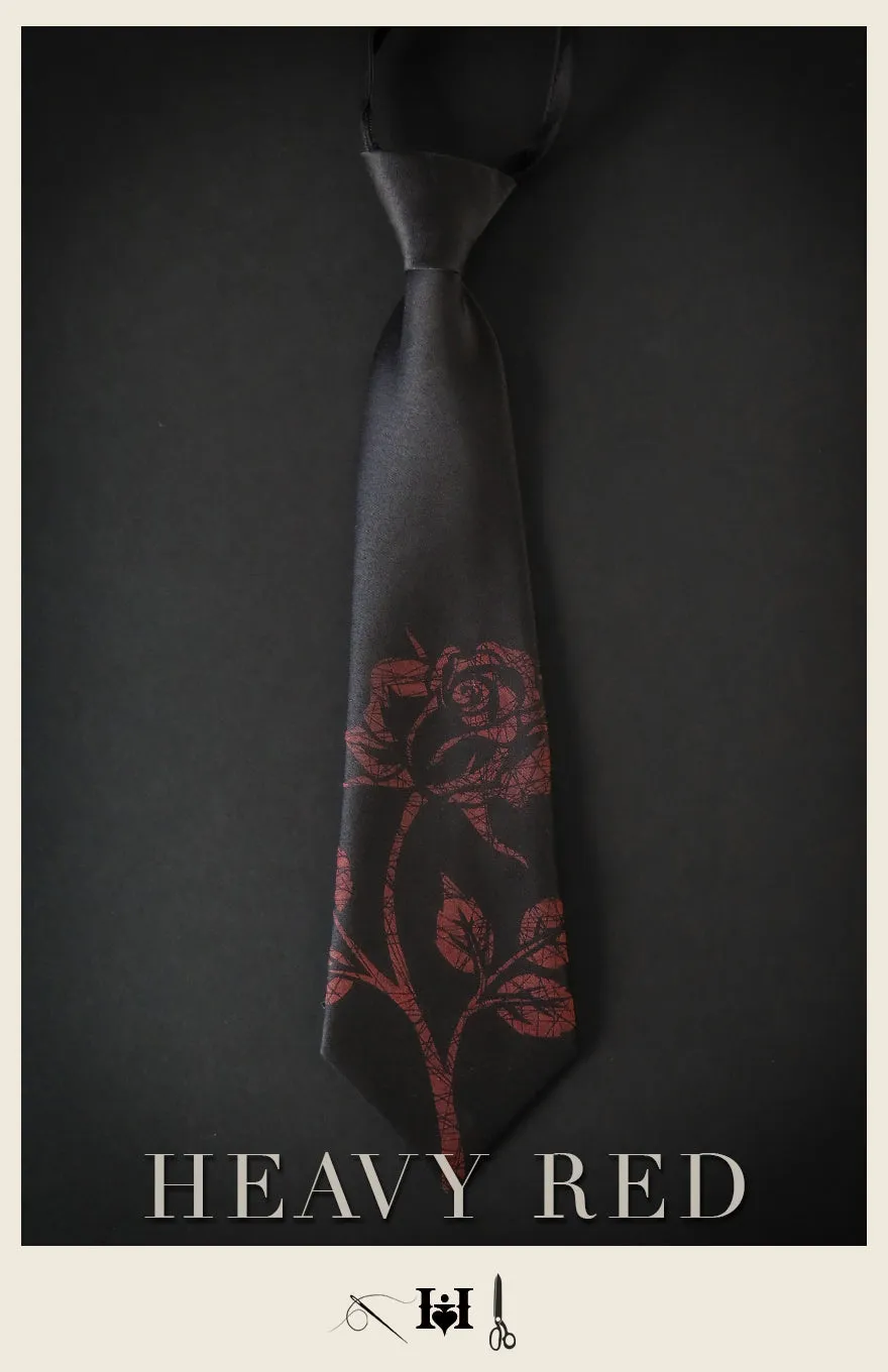 Thorns of Love Rose Tie