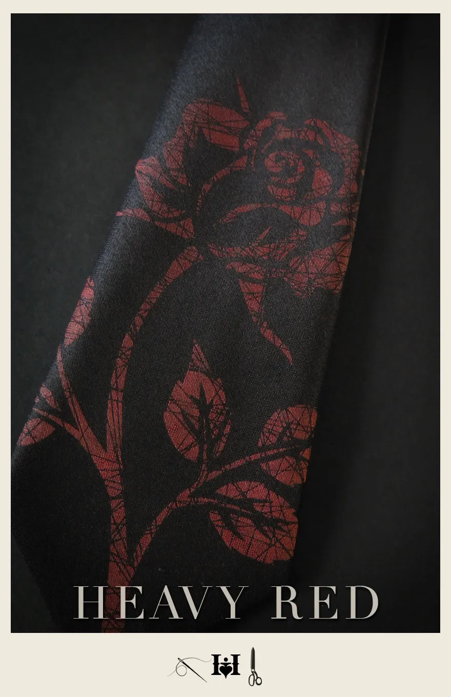 Thorns of Love Rose Tie