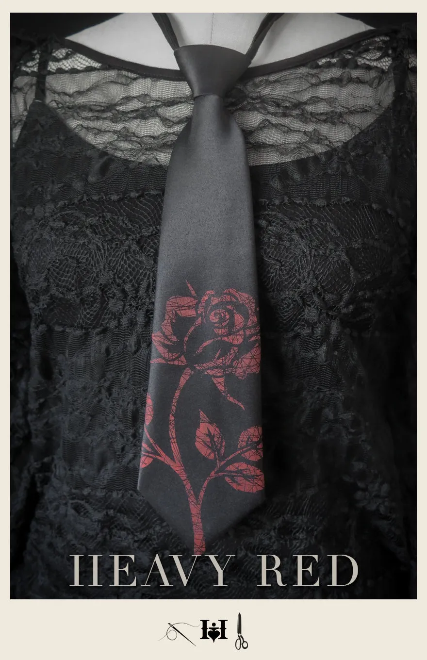 Thorns of Love Rose Tie