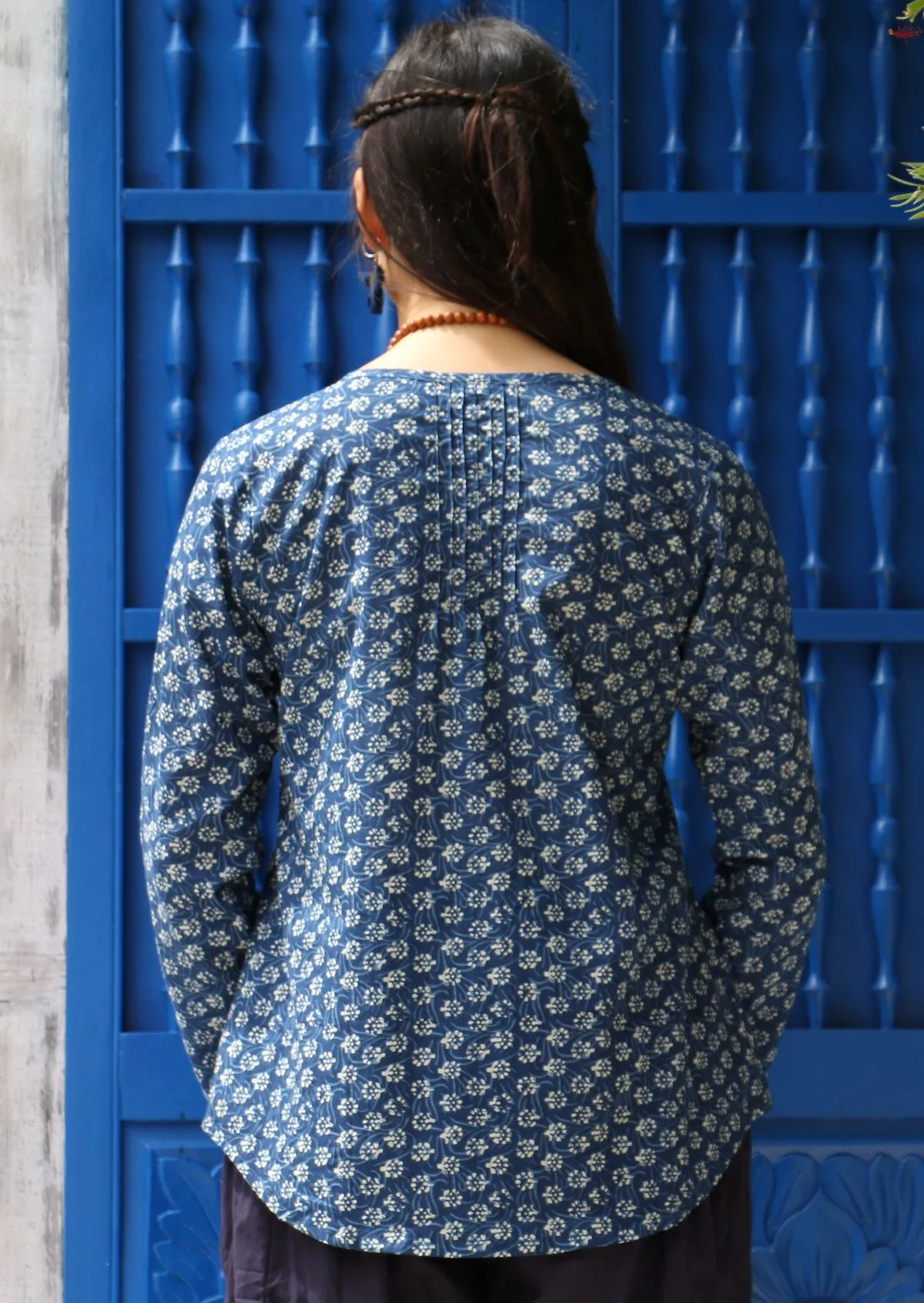 Tulsi Long Sleeve Top Bluebell